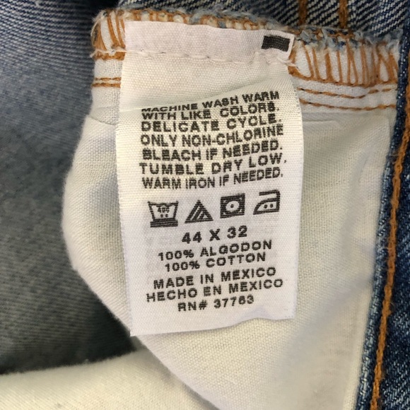 Natural Issue Denim Men Jeans Size 44x32 Workwear Straight Leg Casual - Picture 3 of 12